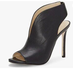 YDN Women's Chic Slingback Peep Toe Stiletto High Heel Sandals Ankle Boots Black